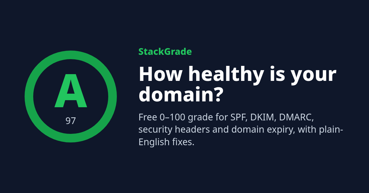 StackGrade screenshot